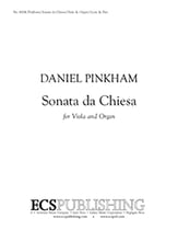 Sonata da Chiesa Viola and Organ cover